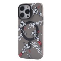 Newface iPhone 13 Pro Kılıf Apollo Magneticsafe Desenli Kapak - Apollo Siyah - 3