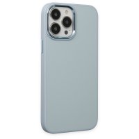 Newface iPhone 13 Pro Kılıf Asya Deri Silikon - Sierra Blue