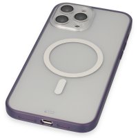 Newface iPhone 13 Pro Kılıf Grand Magneticsafe Kapak - Mor