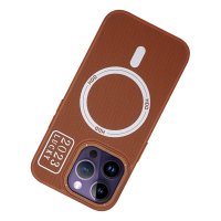 HDD iPhone 13 Pro Kılıf HBC-157 Granada Magneticsafe Kapak - Kahverengi