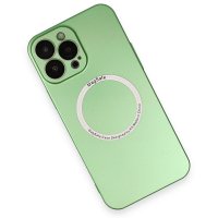 Newface iPhone 13 Pro Kılıf Jack Magneticsafe Lens Silikon - Yeşil