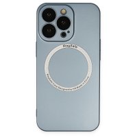 Newface iPhone 13 Pro Kılıf Jack Magneticsafe Lens Silikon - Sierra Blue