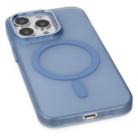 Newface iPhone 13 Pro Kılıf Lodos Magneticsafe Mat Kapak - Sierra Blue