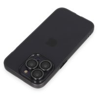 Newface iPhone 13 Pro Kılıf Luko Lens Silikon - Siyah