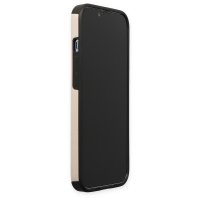 Newface iPhone 13 Pro Kılıf Mega Standlı Silikon - Gold