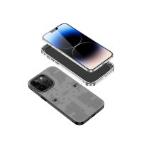 Newface iPhone 13 Pro Kılıf Mekanik Bumper Kapak - Mavi