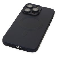 Newface iPhone 13 Pro Kılıf Moshi Lens Magneticsafe Silikon - Lacivert