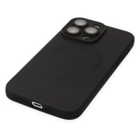 Newface iPhone 13 Pro Kılıf Moshi Lens Magneticsafe Silikon - Siyah