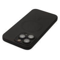 Newface iPhone 13 Pro Kılıf Moshi Lens Magneticsafe Silikon - Siyah