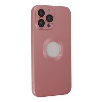 Newface iPhone 13 Pro Kılıf Vamos Lens Silikon - Rose Gold