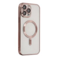 Newface iPhone 13 Pro Max Kılıf Kross Magneticsafe Kapak - Rose