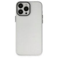 Newface iPhone 13 Pro Max Kılıf Modos Metal Kapak - Şeffaf
