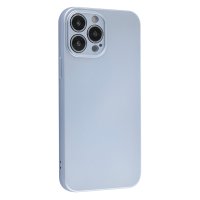 Newface iPhone 13 Pro Max Kılıf Nano içi Kadife Silikon - Sky Blue