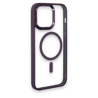 Newface iPhone 13 Pro Max Kılıf Room Magneticsafe Silikon - Bordo