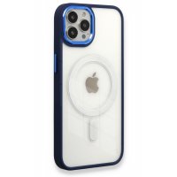 Newface iPhone 13 Pro Max Kılıf Room Magneticsafe Silikon - Lacivert