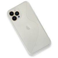 Newface iPhone 13 Pro Max Kılıf S Silikon - Şeffaf
