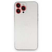 Newface iPhone 13 Pro Max Metal Kamera Lens - Kırmızı