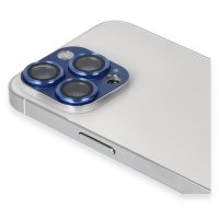 Newface iPhone 13 Pro Pers Alüminyum Kamera Lens - Lacivert