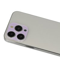 Newface iPhone 13 Pro Rainbow Kamera Lens Koruma Cam - Mor
