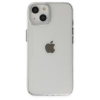Newface iPhone 14 Kılıf Anka PC Sert Metal Kapak - Şeffaf