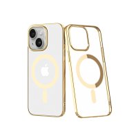 Newface iPhone 14 Kılıf Element Magneticsafe Sert Kapak - Gold