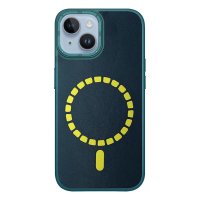 HDD iPhone 14 Kılıf HBC-156 Forum Magneticsafe Kapak - Koyu Yeşil