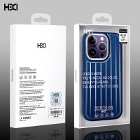 HDD iPhone 14 Kılıf HBC-190 Kolaj Kapak - Kahverengi