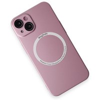 Newface iPhone 14 Kılıf Jack Magneticsafe Lens Silikon - Rose Gold