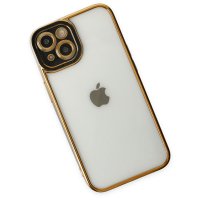 Newface iPhone 14 Kılıf Liva Lens Silikon - Siyah