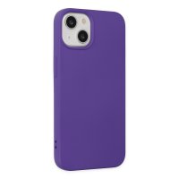 Newface iPhone 14 Kılıf Nano içi Kadife Silikon - Mor