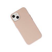 Newface iPhone 14 Kılıf Nano içi Kadife Silikon - Pudra