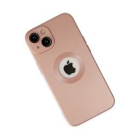 Newface iPhone 14 Kılıf Vamos Lens Silikon - Rose Gold