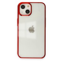 Newface iPhone 14 Plus Kılıf Element Silikon - Kırmızı