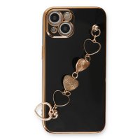 Newface iPhone 14 Plus Kılıf Esila Silikon - Siyah
