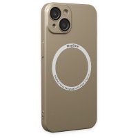 Newface iPhone 14 Plus Kılıf Jack Magneticsafe Lens Silikon - Gold