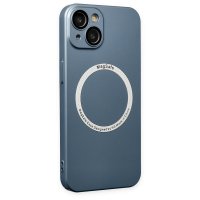 Newface iPhone 14 Plus Kılıf Jack Magneticsafe Lens Silikon - Sierra Blue