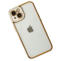 Newface iPhone 14 Plus Kılıf Liva Lens Silikon - Beyaz