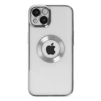Newface iPhone 14 Plus Kılıf Slot Silikon - Gümüş