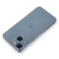 Newface iPhone 14 Plus Metal Kamera Lens Koruma Cam - Mavi