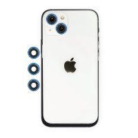 Newface iPhone 14 Plus Shine Kamera Lens - Mavi