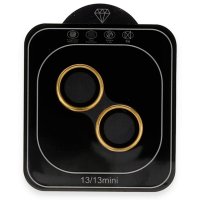 Newface iPhone 14 Plus Valdez Metal Kamera Lens - Gold