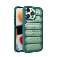 Newface iPhone 14 Pro Kılıf Airmax Silikon Kapak - Koyu Yeşil
