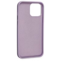 Newface iPhone 14 Pro Kılıf Asya Deri Silikon - Lila