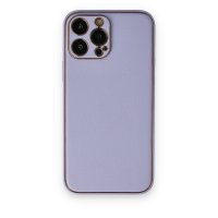 Newface iPhone 14 Pro Kılıf Coco Deri Silikon Kapak - Lila