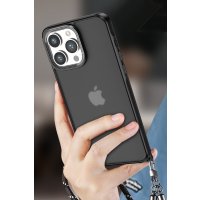 Newface iPhone 14 Pro Kılıf Elegant Kapak - Titan Gri