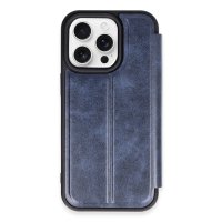 Newface iPhone 14 Pro Kılıf Flip Cover - Lacivert