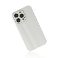 Newface iPhone 14 Pro Kılıf Glass Kapak - Beyaz