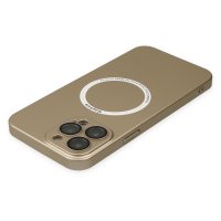 Newface iPhone 14 Pro Kılıf Jack Magneticsafe Lens Silikon - Gold