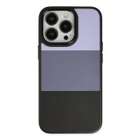 Newface iPhone 14 Pro Kılıf King Kapak - Lila-Siyah