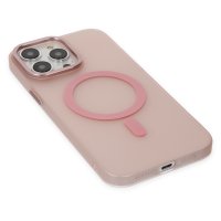 Newface iPhone 14 Pro Kılıf Lodos Magneticsafe Mat Kapak - Pembe